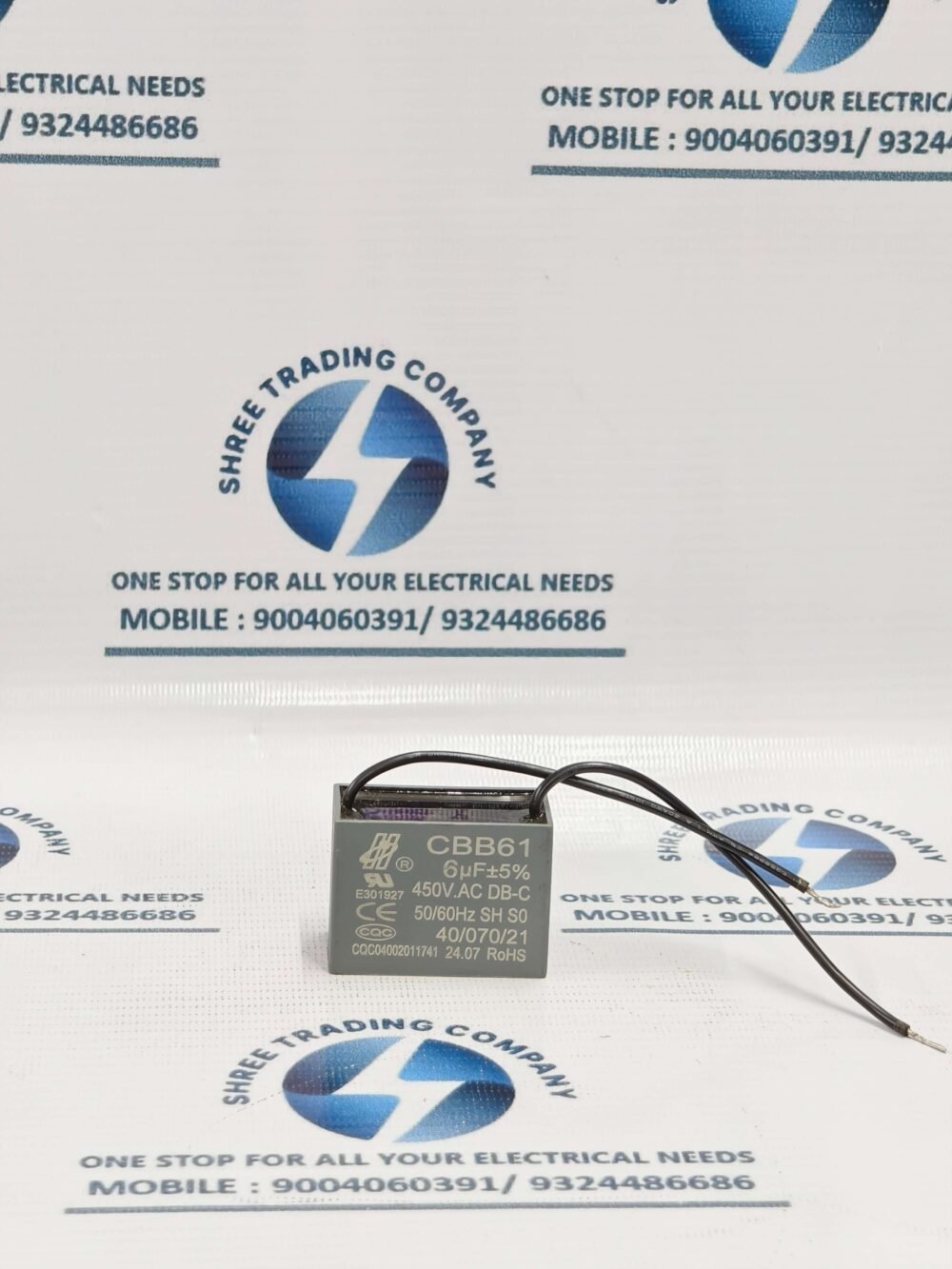 CAPACITOR- EPCOS-MODEL- CBB61 50/60Hz 6µ450VAC