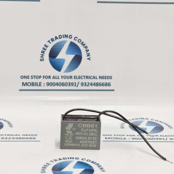 CAPACITOR- EPCOS-MODEL- CBB61 50/60Hz 6µ450VAC