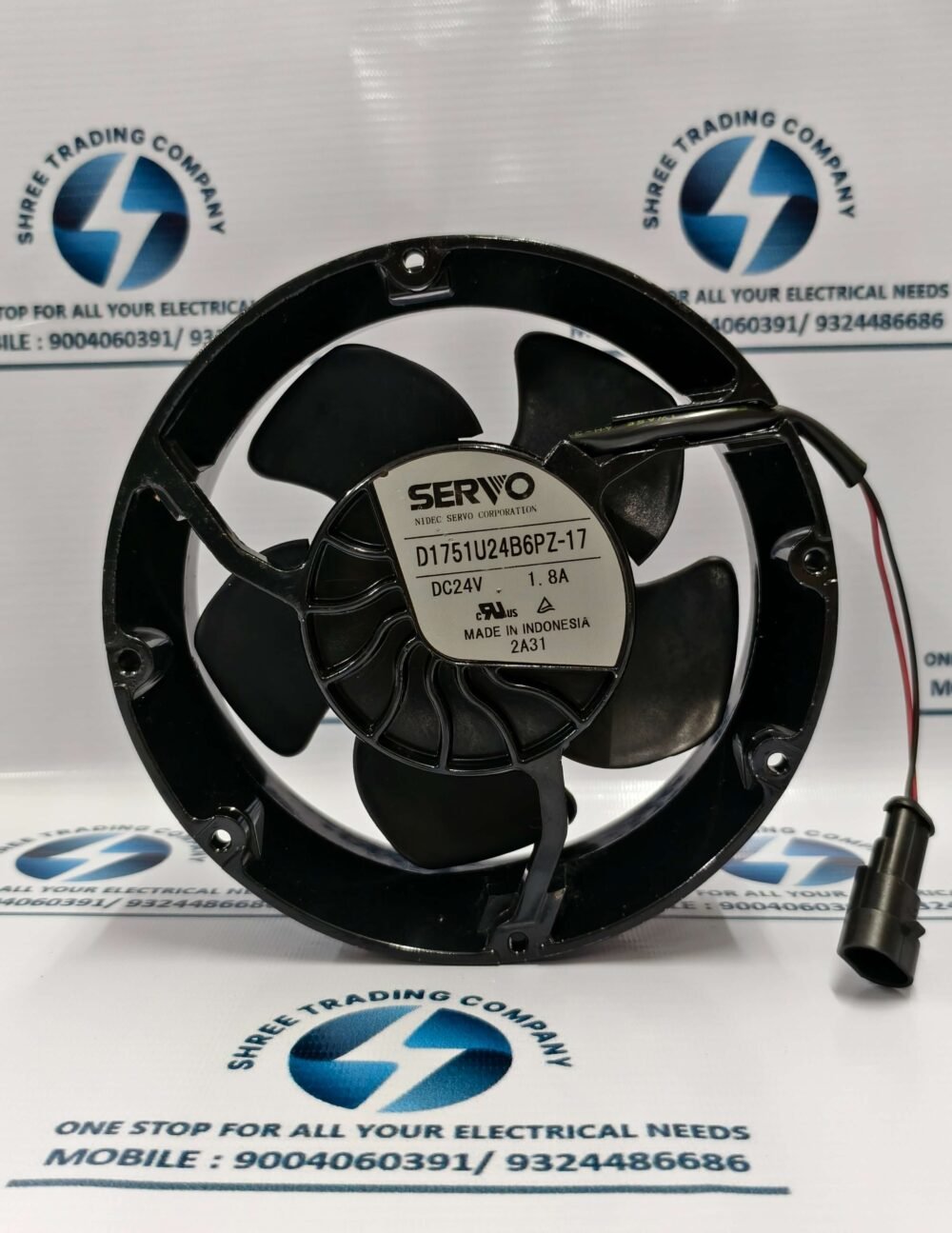 Cooling Fan NIDEC- D1751U24B6PZ-17 - Image 2